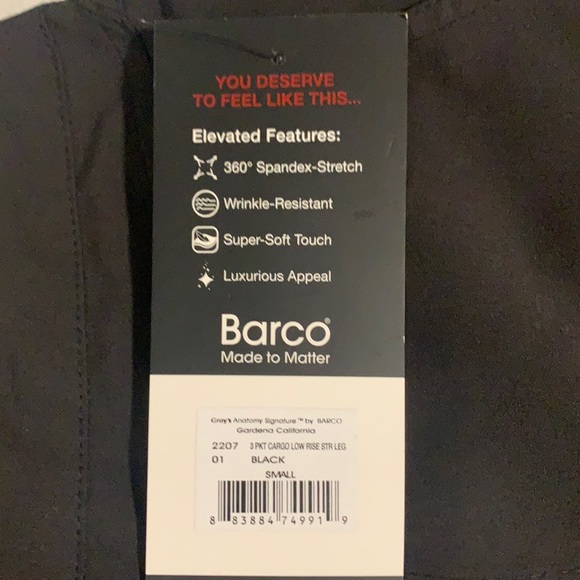 Grey’s Anatomy NWT by Barco Signature - 3 Pocket Scrub Set-Medical Pants and Top - Picture 6 of 16